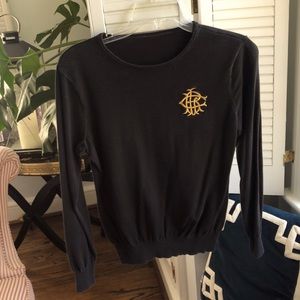 Vintage Ralph Lauren Black Long Sleeve Top